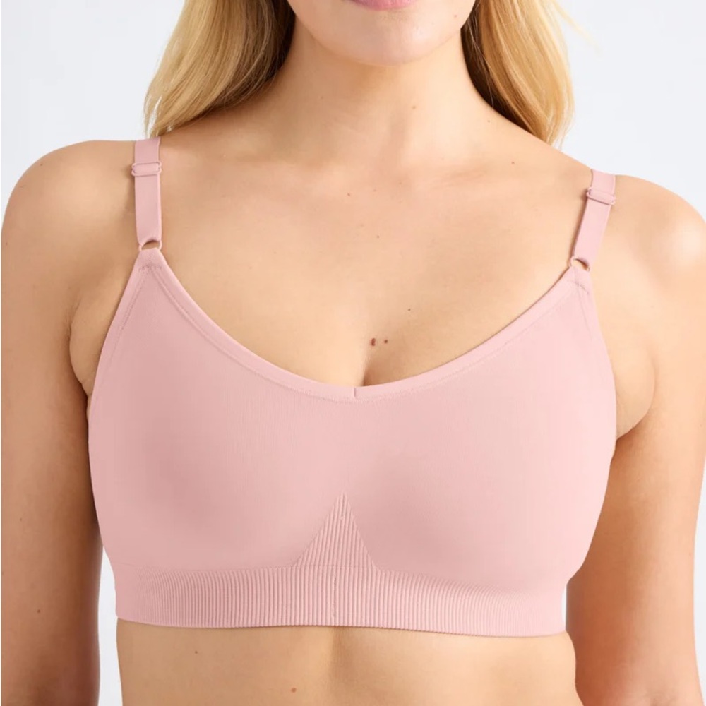 Knix M++ Good To Go Seamless Bra in Rose Water (size 34 F-H)